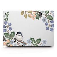 One Micron Compatible MacBook Pro 15 Inch Case Clear Plastic Pattern Hard Shell Compatible MacBook Pro 15 Inch w/Touch Bar (Model:A1707) 2018 2017 2016-Bird