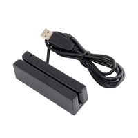 Honsdom USB Mini Swipe Magnetic Credit Card Reader MSR90 Portable 3 Tracks Hi Lo Co Magstripe Scanner Swiper For POS System