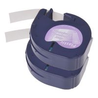 KCMYTONER 2 Pack Compatible for Dymo LetraTag Label Tape Black on Clear Plastic 16952 S0721530 Labeling Tape for Dymo LT Plus LT100T QX50 LT100H QX XM XR Label Maker,1/2 Inch X 13Feet (12mmx4m)