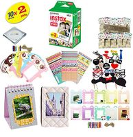 Fujifilm instax Mini 8 Camera Accessory KIT Includes - Fuji Instant Film 20 Sheets + Premium Over 60 PCS Bundle for fujifilm instax Mini 8 Films