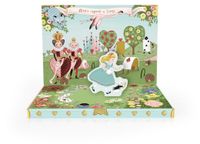 My Design Co.Music Box Card 3D Pop Out, 6 x 4.75-Inches, Adventures in Wonderland
