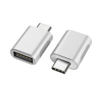 nonda USB C to USB Adapter(2 Pack),USB-C to USB 3.0 Adapter,USB Type-C to USB,Thunderbolt 3 to USB Female Adapter OTG for MacBook Pro 2019/2018/2017,MacBook Air 2018,and More Type-C Devices(Silver)