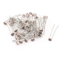 uxcell a14073000ux0271 40 Pieces Photoresistor GL5516 LDR Photo Resistors Light Dependant Resistor, 5mm
