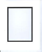 18x24 White & Black Double Picture Mats Bevel Cut for 12x18 Pictures