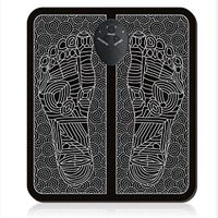 YEARN SEA EMS Foot Massager, Folding Portable Electric Massage Mat Promoting Blood Circulation Muscle Pain Relief, ABS Stimulator Foot Massager,Battery