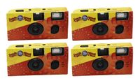 Ringling Bros 35mm Disposable Film Camera Flash 27 Exp ISO 800 Vintage (4 Pack)
