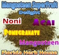Mangosteen SuperFruit Powder - Mangosteen, Acai, Pomegranate & Noni (4 oz - 1/4 lb)