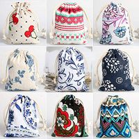 CORCIO 18Pcs Burlaps Bags with Drawstring,Fabric Gift Bag Packing Storage Linen Burlap Jewelry Pouches Sacks for Wedding Party Shower Birthday Christmas DIY Craft 3.9 X 5.1 Inch