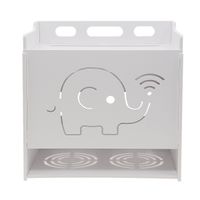 Saim Multi-Function WiFi Router Storage Boxes Shelf for Home and Office, Simple, Easy to Install, Middle-4 Layer