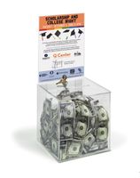Displays2go Square Ballot/Suggestion Box with Lock, 8.5" x 11" Sign Holder, Clear Acrylic (BXCL85)