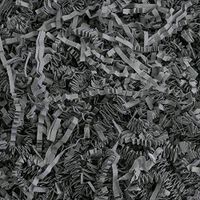 Crinkle Cut Paper Shred Filler (2 LB) for Gift Wrapping & Basket Filling - Slate Gray | MagicWater Supply