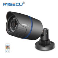 MISECU 2.8mm wide IP Camera 1080P 960P 720P ONVIF P2P Motion Detection RTSP email alert XMEye 48V POE Surveillance CCTV Outdoor (720P/2.8mm)