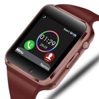 Aeifond Smart Watch Bluetooth Smartwatch Touch Screen Smart Wrist Watch Fitness Tracker with Camera Pedometer SIM TF Card Slot Compatible iPhone iOS Samsung Android for Women Kids Men (Gold)