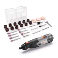TACKLIFE Upgraded Cordless Rotary Tool 4V Power Potable Grinder with 31 Accessories and USB Cable for Recharging, Perfect for DIY Creation and Light Duty - RTH30DC