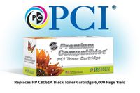 Premium Compatibles Inc. C8061ARPC Replacement Ink and Toner Cartridge for Hewlett Packard Printers, Black