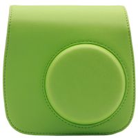 Hamsing PU Leather Camera Case For Fujifilm Instax Mini 8/Mini 8+/Mini 9 (Lime Green)