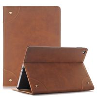 iPad Air Case, Vacio PU Leather Screen Protective Luxury Book Style Folio Case with Multi-Angle Viewing Stand Book Cover for iPad Air -Light Brown