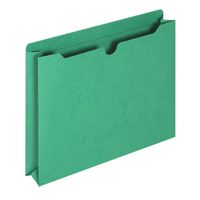 Globe-Weis/Pendaflex File Jackets, 2-Inch Expansion, Letter Size, Green, 50 Jackets per Pack (B3043DTGRE)