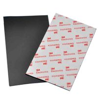 ROOS 2-Piece Self-Stick Rubber Anti-Skid Pad Furniture and Floor Protectors (Black) by ROOS