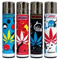 Bundle - 4 Items - Clipper Lighter"Bad Smiley" Collection