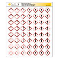 GHS/HazCom 2012: Hazard Class Pictogram Label, Exclamation Mark, 1" each (Pack of 1120)