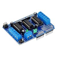 HiLetgo L293D DC Motor Drive Shield Stepper Motor Drive Shield Expansion Board for Arduino Duemilanove Raspberry Pi