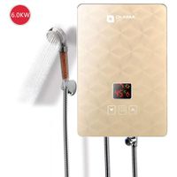 BTSSA 6000W Tankless Instant Water Heater,Fault self-Test Shower Water Heater Heater for Bathroom Home Kitchen
