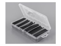Monoprice Heat Shrink Tubing Kit Black - 177 Pieces