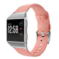 OenFoto Sport Bands Compatible Fitbit Ionic, Adjustable Nylon Wristband Replacement Watch Band Strap Accessory Bracelet for Fitbit Ionic Smart Watch, Large Small