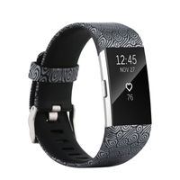 honecumi Colorful Watch Band Replacement for Fitbit Charge 2 Wrist Strap for Men & Women Quick Release Strap Band Compatible with Fitbit Charge 2 Smart Watch-Large Size -Cloud