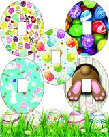 Dexcom G6 Easter Theme precut Adhesive Patches, 5 Pack. Split Backing.