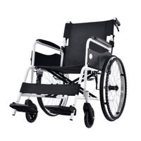 Self-Propelled Wheelchairs Ultra Lightweight Carbon Steel Self Propel Folding Wheelchair - Bariatric Manual Wheelchair - Seat Width 17.8 Inch - Wheelchair Weight 14kg