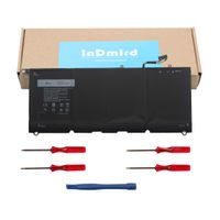Indmird 90V7W Laptop Battery Fit Dell XPS 13 QHD Series 13-9350 13-9343 13D-9343 Notebook Replacement Batteries Compatible with RWT1R 5K9CP 0DRRP 0N7T6 JD25G JHXPY DIN02 [ Li-ion 7.6V 52Wh]