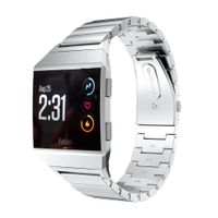MoreToys Watch Bands for Fitbit Ionic, Stainless Steel Replacement Accessories Wristband Strap for Fitbit Ionic Smartwatch