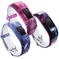 CharmingElf Replacement Bands Compatible for Garmin Vivofit jr Bands and Vivofit jr 2/3 Bands Soft Silicone Adjustable with Buckle Wristbands for Kids Woman Man(Large-230mm, 3PCS Stars)