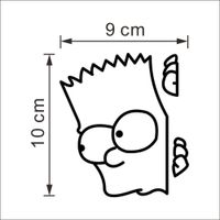 Maple Enterprise SIMPSONS DECAL STICKER FOR CAR LAPTOP WALL