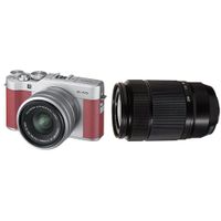 Fujifilm X-A5 Mirrorless Digital Camera w/XC15-45mmF3.5-5.6 OIS PZ Lens - Pink + Fujinon XC50-230mmF4.5-6.7 OIS II Black