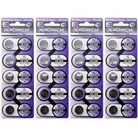 eCoreCell (20pcs) CR1632 3V 3 Volt Lithium Single Use Non-Rechargeable Button Coin Cell Battery