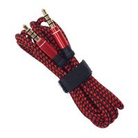 JonerytimeNew 3.5mm Male to Male Car Aux Auxiliary Cord Stereo Audio Cable (Red)