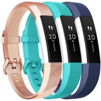 Vancle Bands Compatible with Fitbit Alta HR and Fitbit Alta, Newest Sport Wristbands with Secure Metal Buckle for Fitbit Alta HR/Fitbit Alta