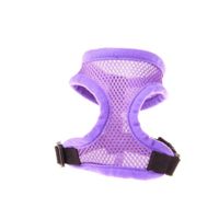 haoricu Pet Vest, Adjustable Comfort Soft Breathable Puppy Cat Harness Vest for Small Dogs Lead Leash Chest Belt (S, Purple1)