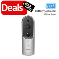 SMONET Wireless Security Camera, HD 1080P Battery Powered Wire-Free IP Camera with Two-Way Audio, IR Night Vision, PIR Alarm, Indoor Home Surveillance Camera for Baby/Pet Monitor