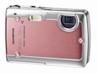Olympus Stylus 720SW 7.1MP Ultra Slim Digital Camera with 3x Optical Zoom (Pink)