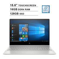 HP 2019 Envy x360 15.6 Inch FHD Touchscreen Laptop (Intel Quad Core i7-8565U up to 4.6 GHz, 16GB RAM, 128GB SSD, Intel UHD Graphics 620, Backlit KB, Bluetooth, WiFi, HDMI, Windows 10)