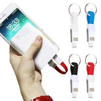 Erholi Portable Keychain Lightning/Micro/Type C Charger for and Android Device Cables