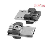Yohii Micro USB Type A Male 5 Pin Jack Port Solder Connector USB Jack Socket 50Pcs
