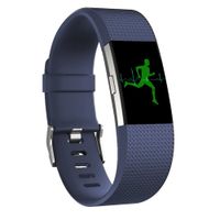 Dehao Accessories for Fitbit Charge 2 Band Replacement Bracelet Strap for Fitbit Charge 2 Band Wristband for Fitbit Charge 2 (Large, Navi Blue)