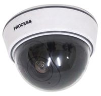 ToolUSA Anti-theft Dummy Security Camera With Led Red Flashing Light: D412-RDWH-YX