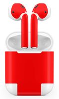 Vinyl Decal Sticker Protective Skin Compatible with Apple Airpods Gloss RED