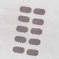 Racetrack Oval Match Strikers 0.50" x 1.00" - Honeycomb Pattern